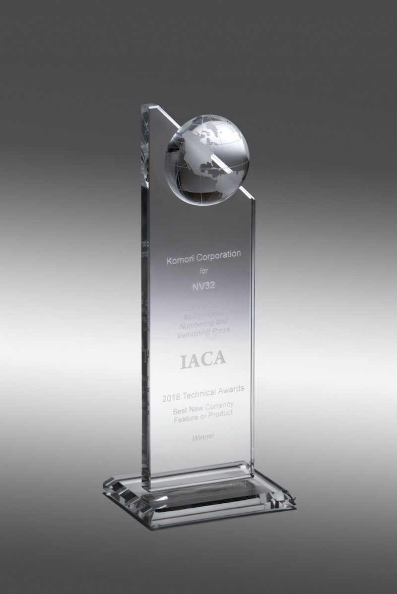 Komori’s Currency NV32 wins IACA 2018 award - PrintActionPrintAction