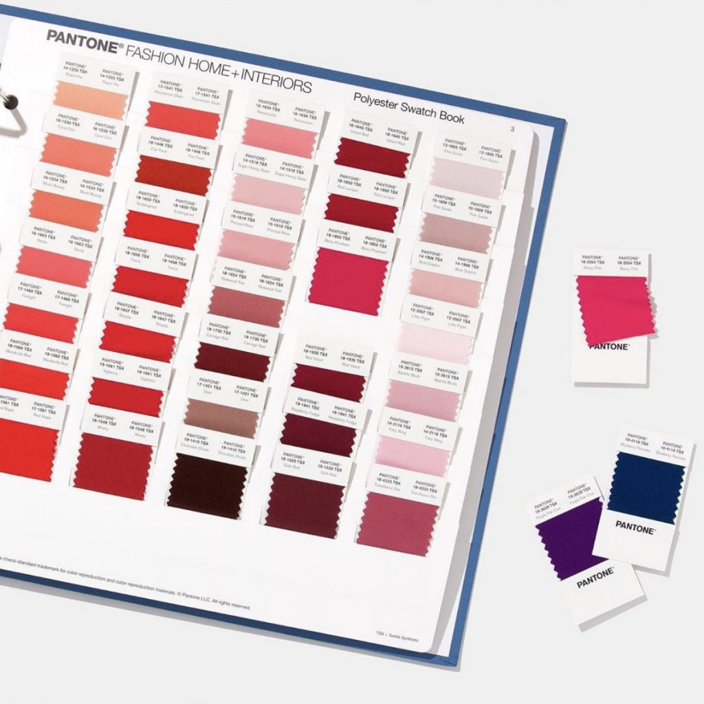 New Pantone Polyester Swatch Book features 203 unique ...